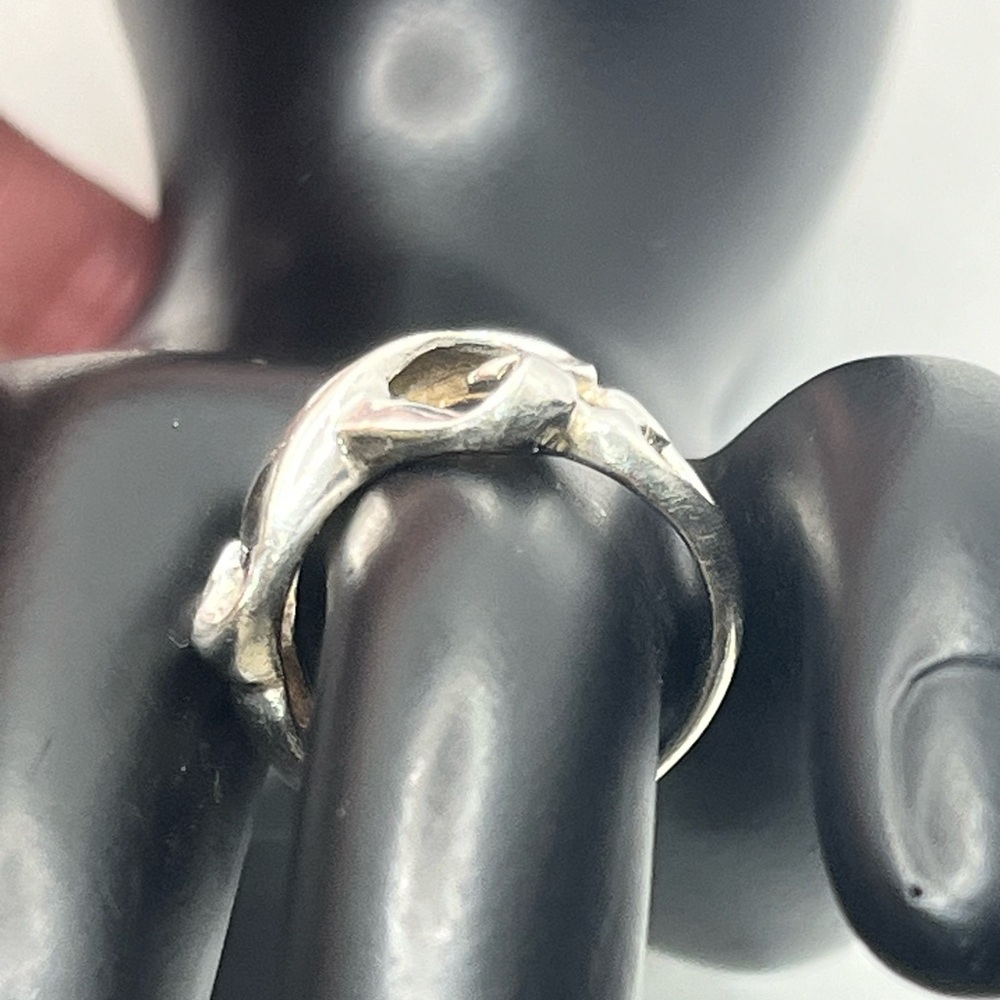 Sterling Silver Interlocking Double Infinity Hear… - image 3